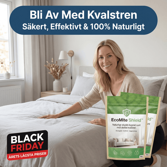 EcoMite Shield™ - Naturligt skydd dygnet runt mot dolda kvalster.