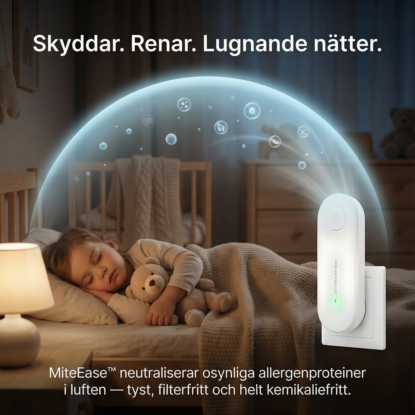 MiteEase™ - Klarare andning & en allergenfri nattsömn
