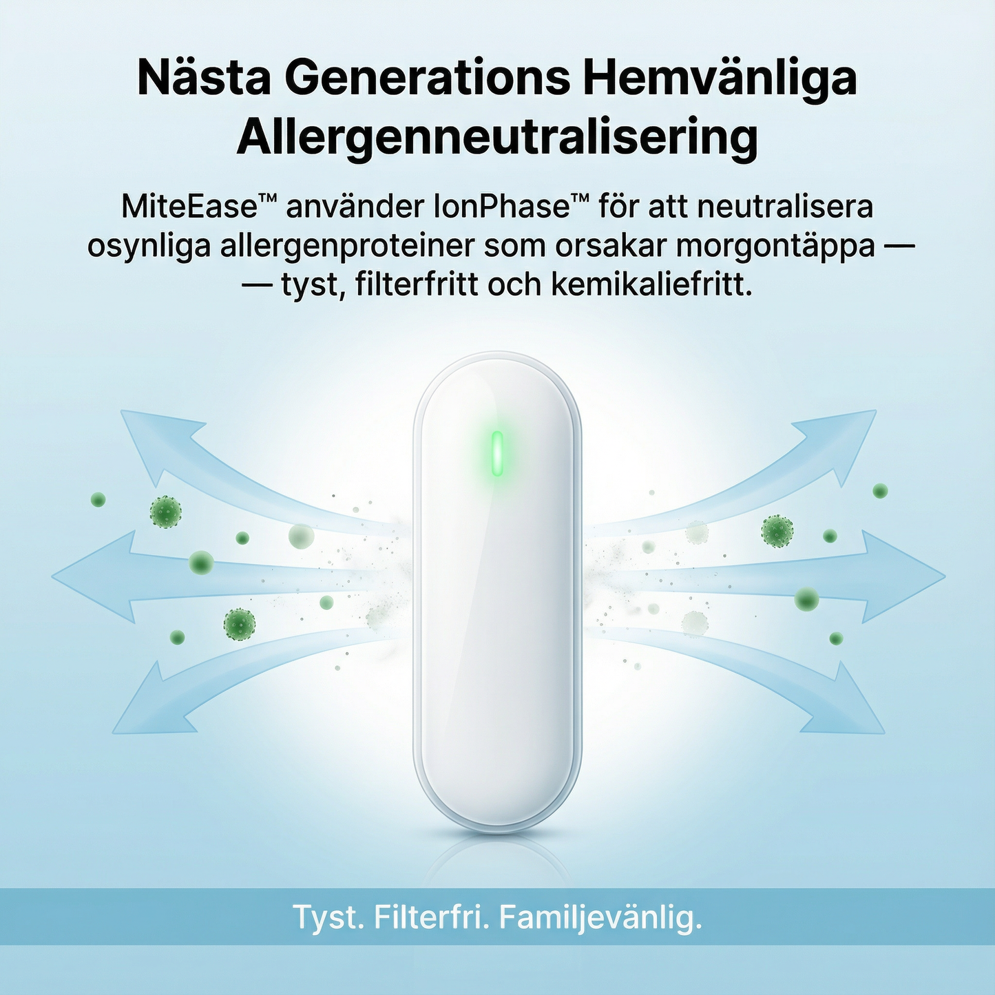 MiteEase™ - Klarare andning & en allergenfri nattsömn