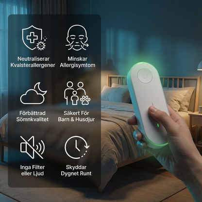 MiteEase™ - Klarare andning & en allergenfri nattsömn